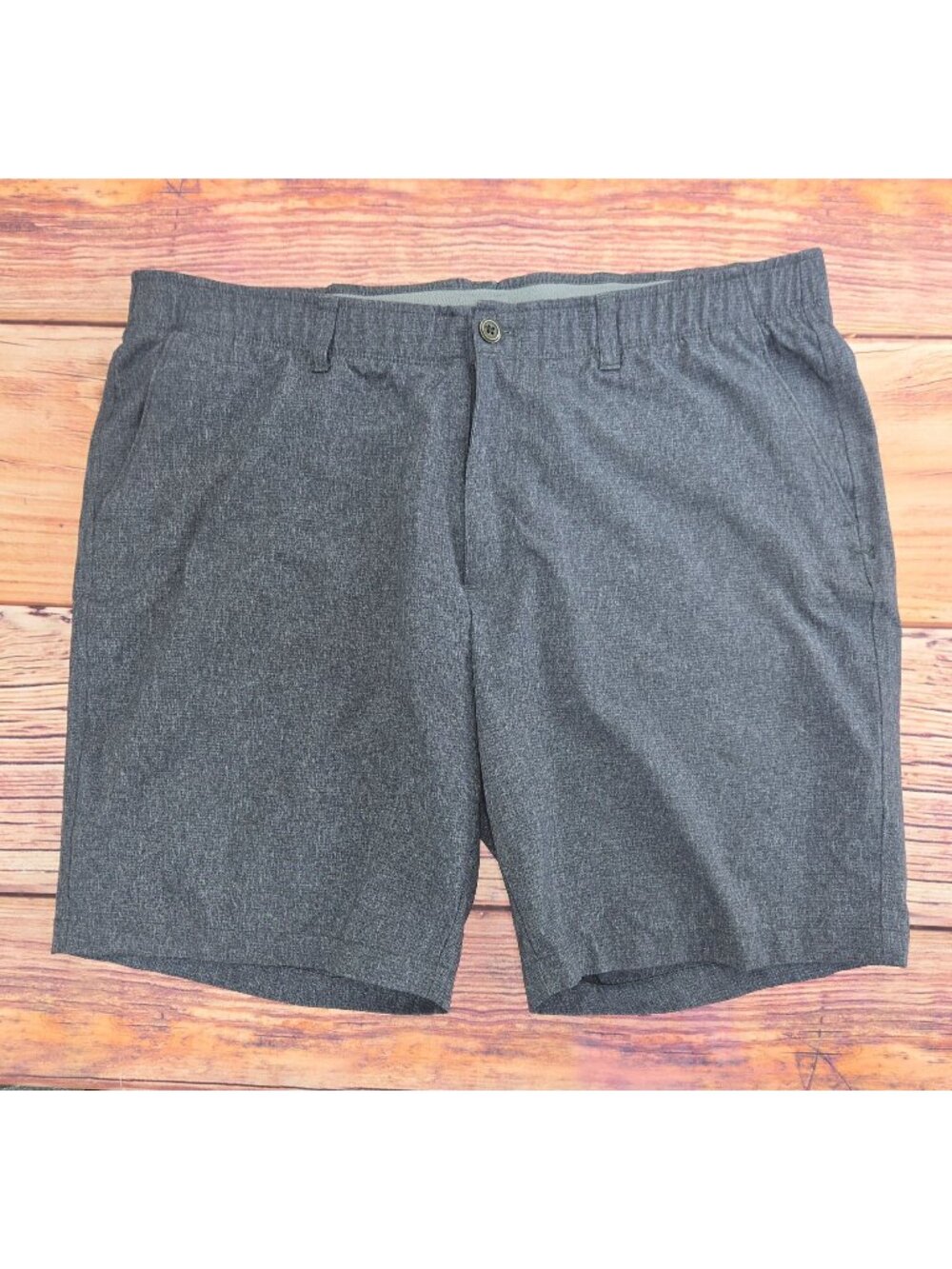 Under Armour Mens Golf Shorts 42 Heathered Gray Performance Stretch